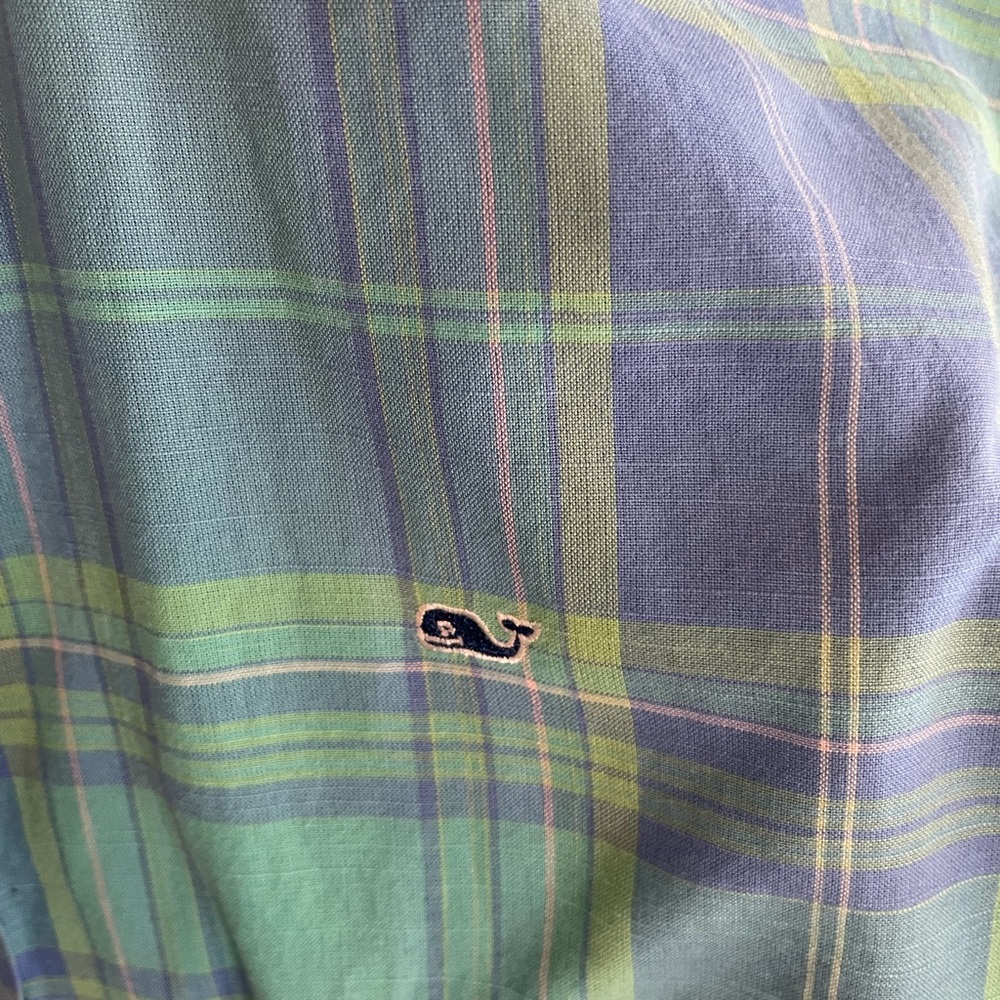 Vineyard Vines L Plaid Whale Shirt - Picture 6 of 7